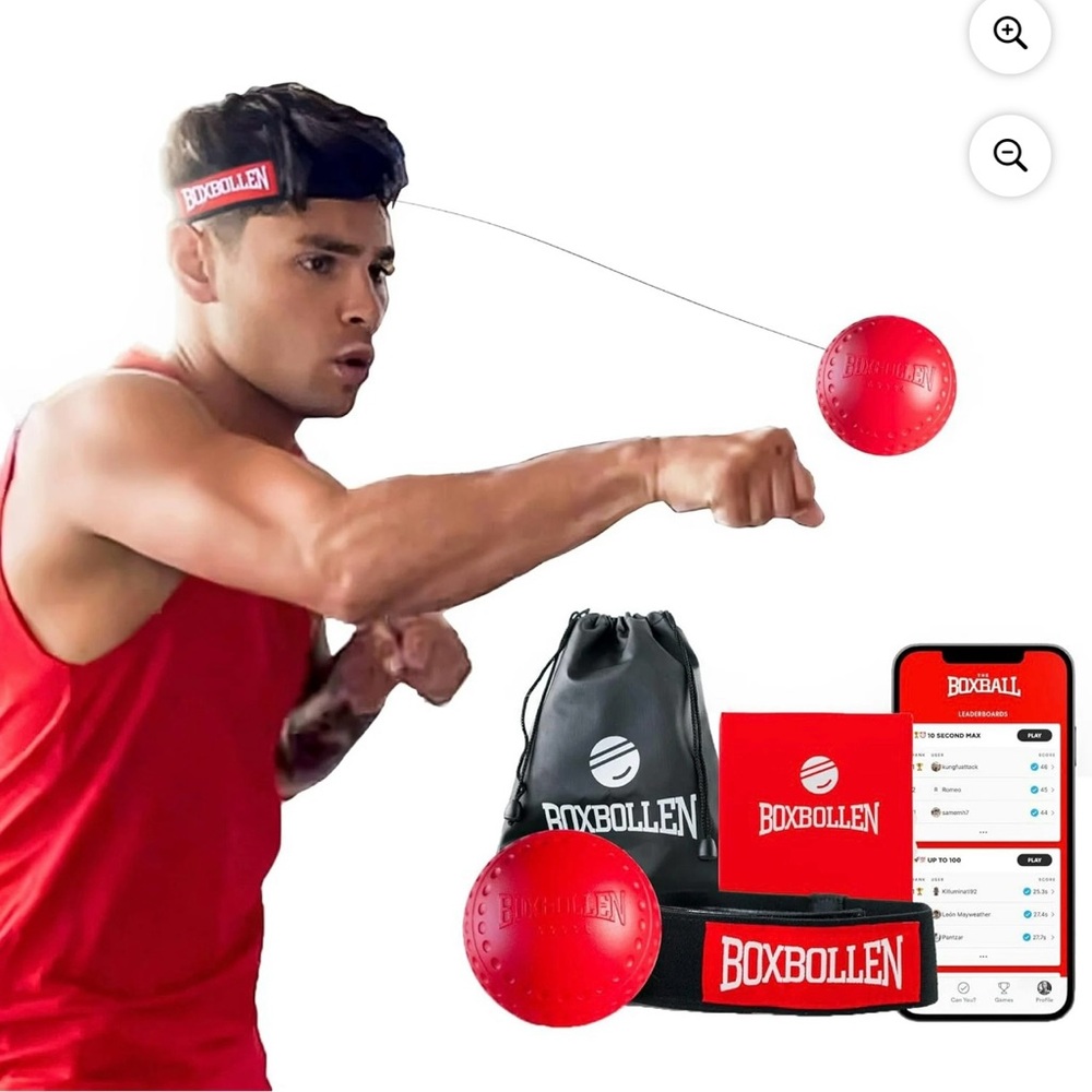 NEW with App License Bolle Red Reflex Ball Set